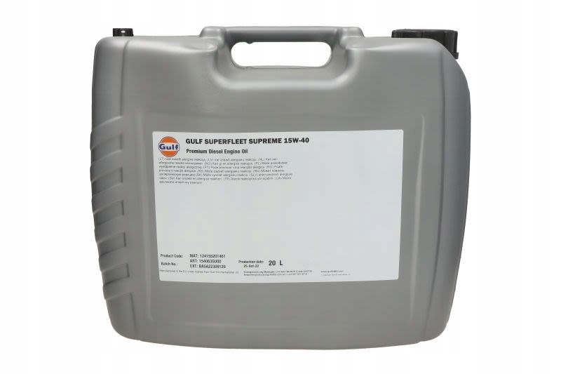 Olej silnikowy GULF SUPERFLEET SUP 15W40 20L
