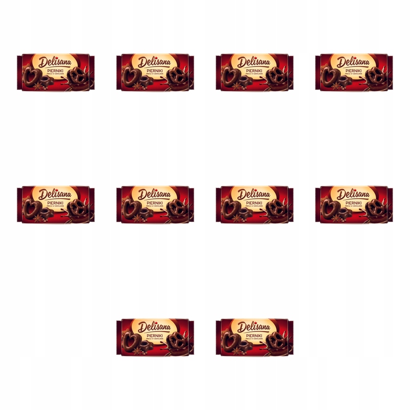 Delisana Pierniki precle w czekoladzie 400g X10