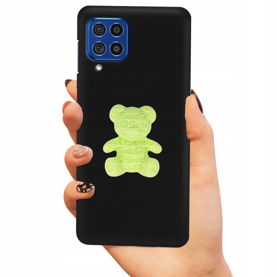 Puzdro Pre Matný Samsung F62 Case Smile Zelený 3D