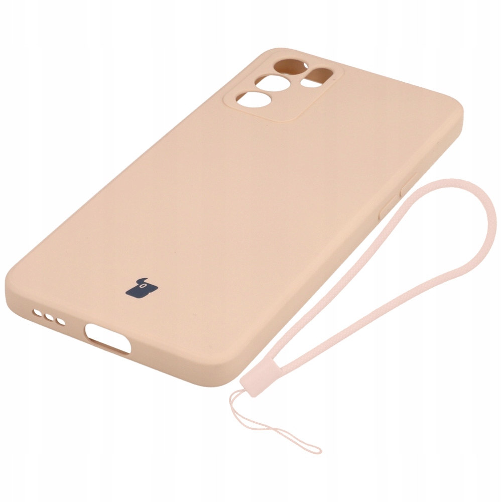 Etui silikonowe do Oppo Reno 6 5G, Bizon, ze smyczką, cover, plecki, case-Zdjęcie-0