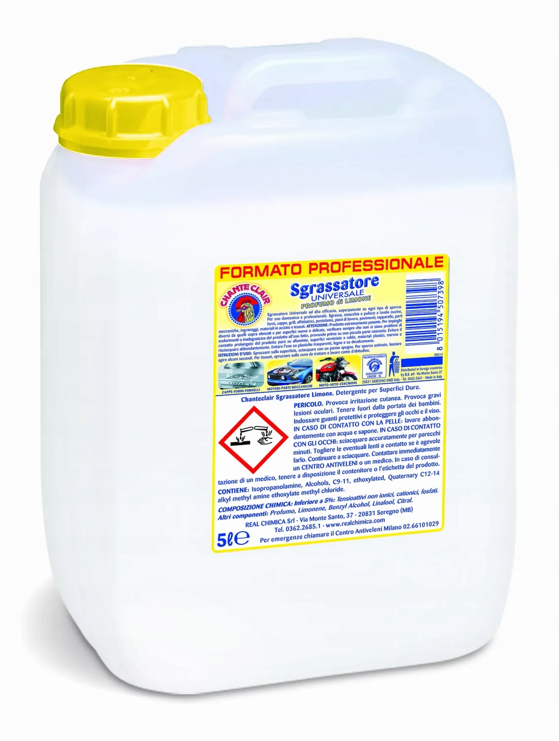 

Chante Clair Sgrassatore Universale Limone 5L