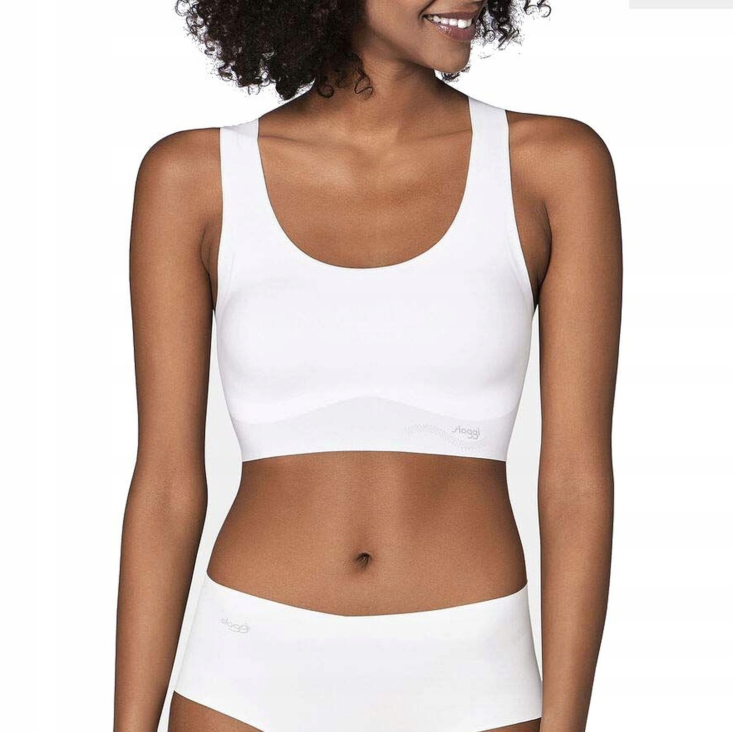 Sloggi biustonosz bez fiszbin z wkładkami Zero Feel Top 36 S