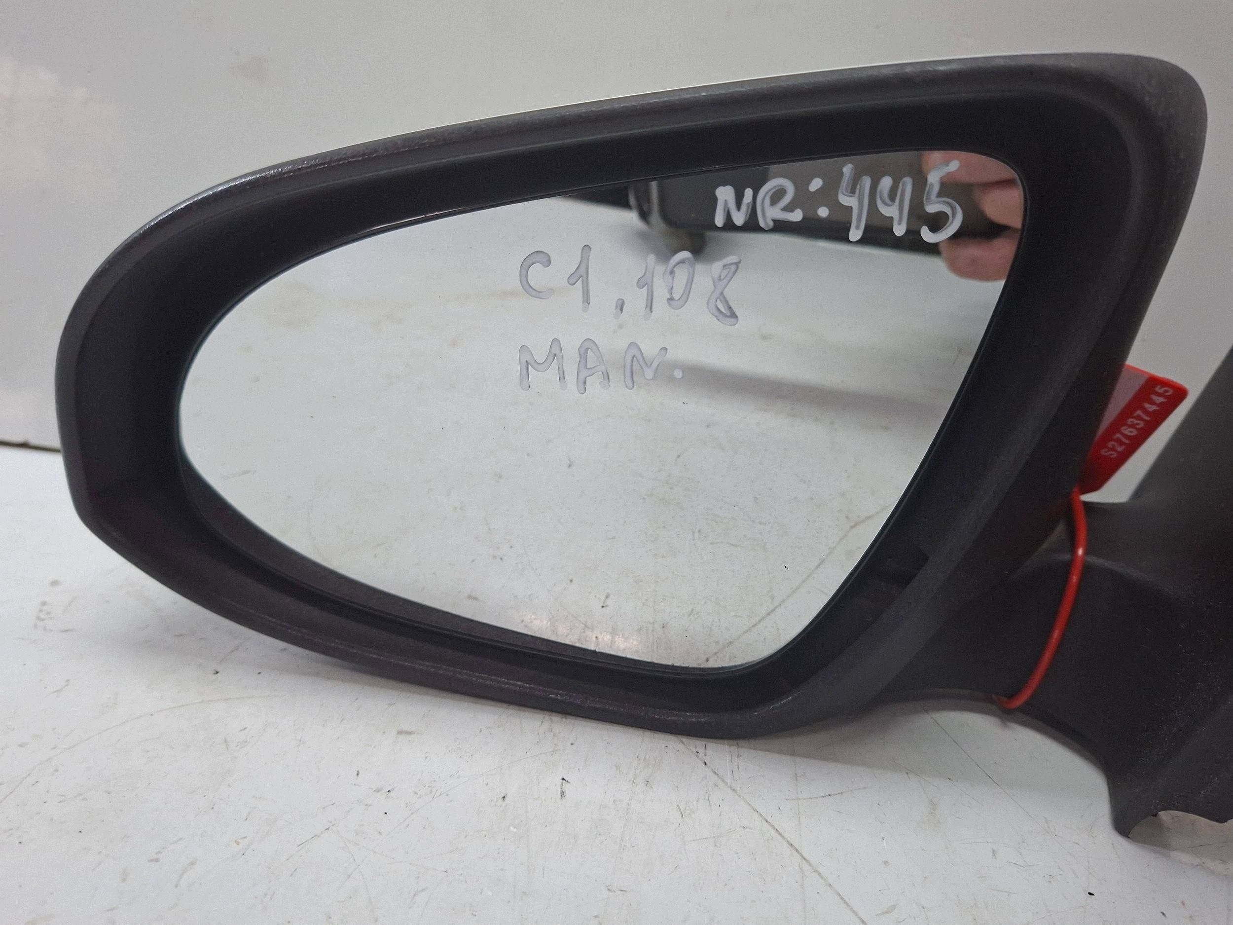 mirror left manually PEUGEOT 108 C1 II 2014
