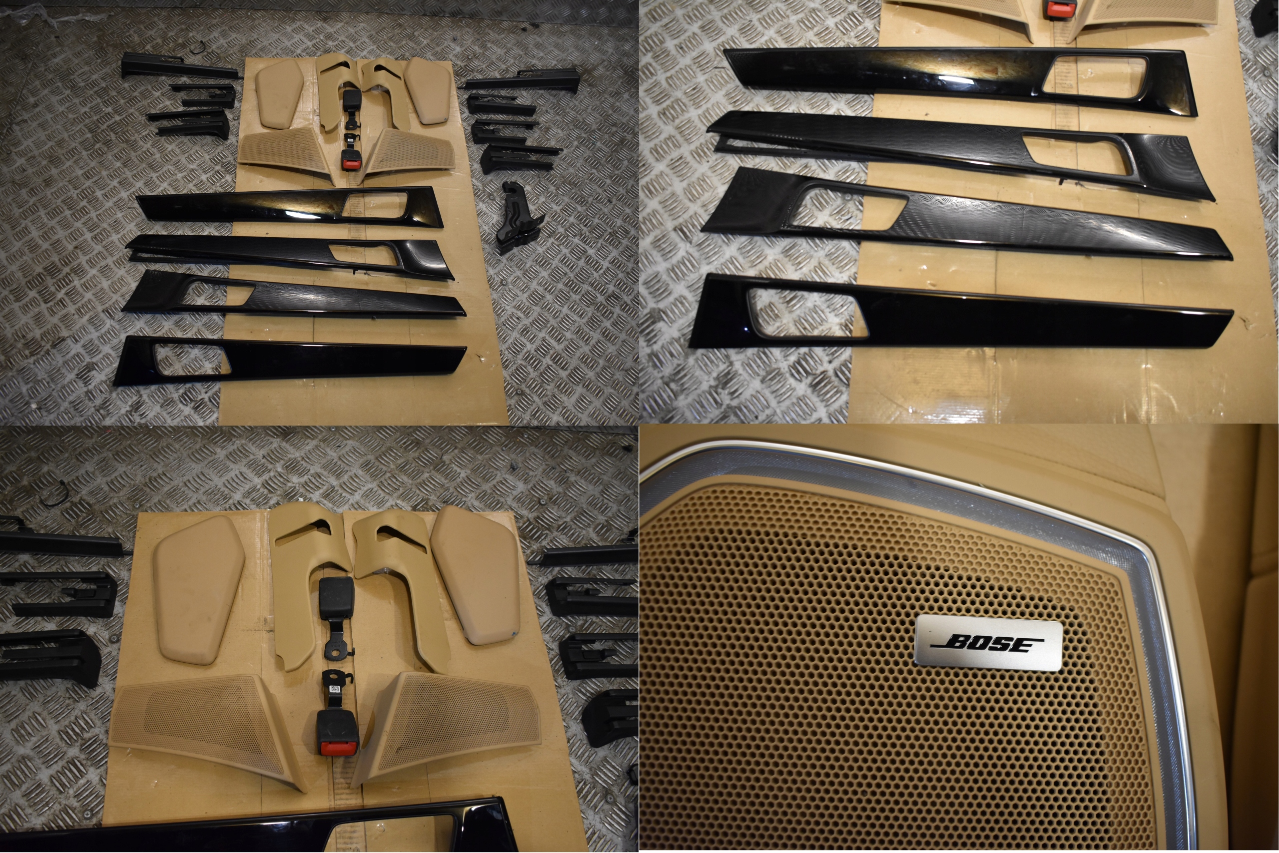 IDEALNE Sitze Seiten Sitz KPL. PORSCHE PANAMERA 971 LUXORY BEIGE 1