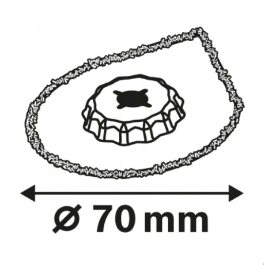 BOSCH PŁYTA SZLIFIERSKA AVZ 70 RT4 HM STARLOCK fugi kafelki Kod producenta 2.608.661.757