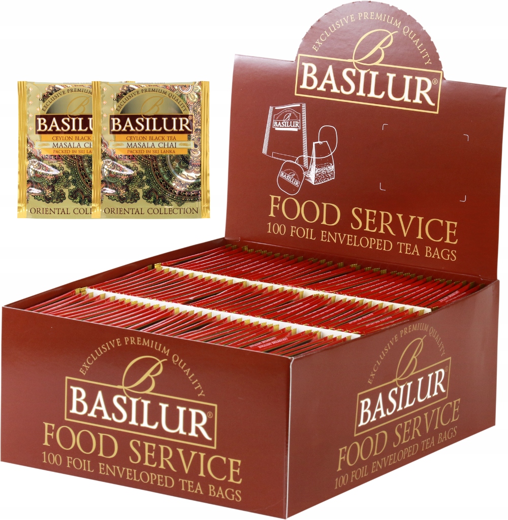 Levně Čaj černý Masala Chai kořeněný HoReCa 100 Ks