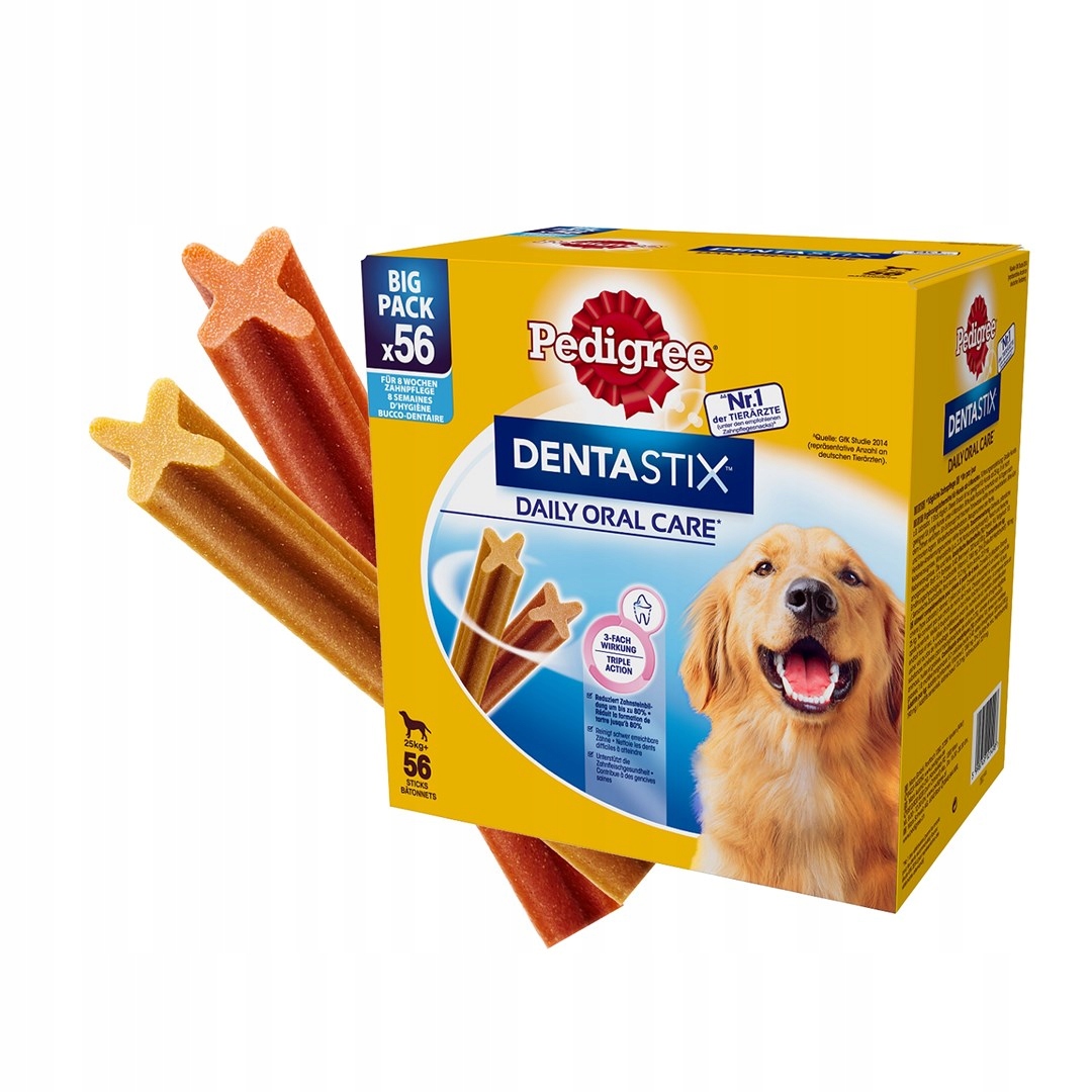 Levně Pedigree Dentastix Maxi velké balení 56 kusů zubní pamlsek pro psy