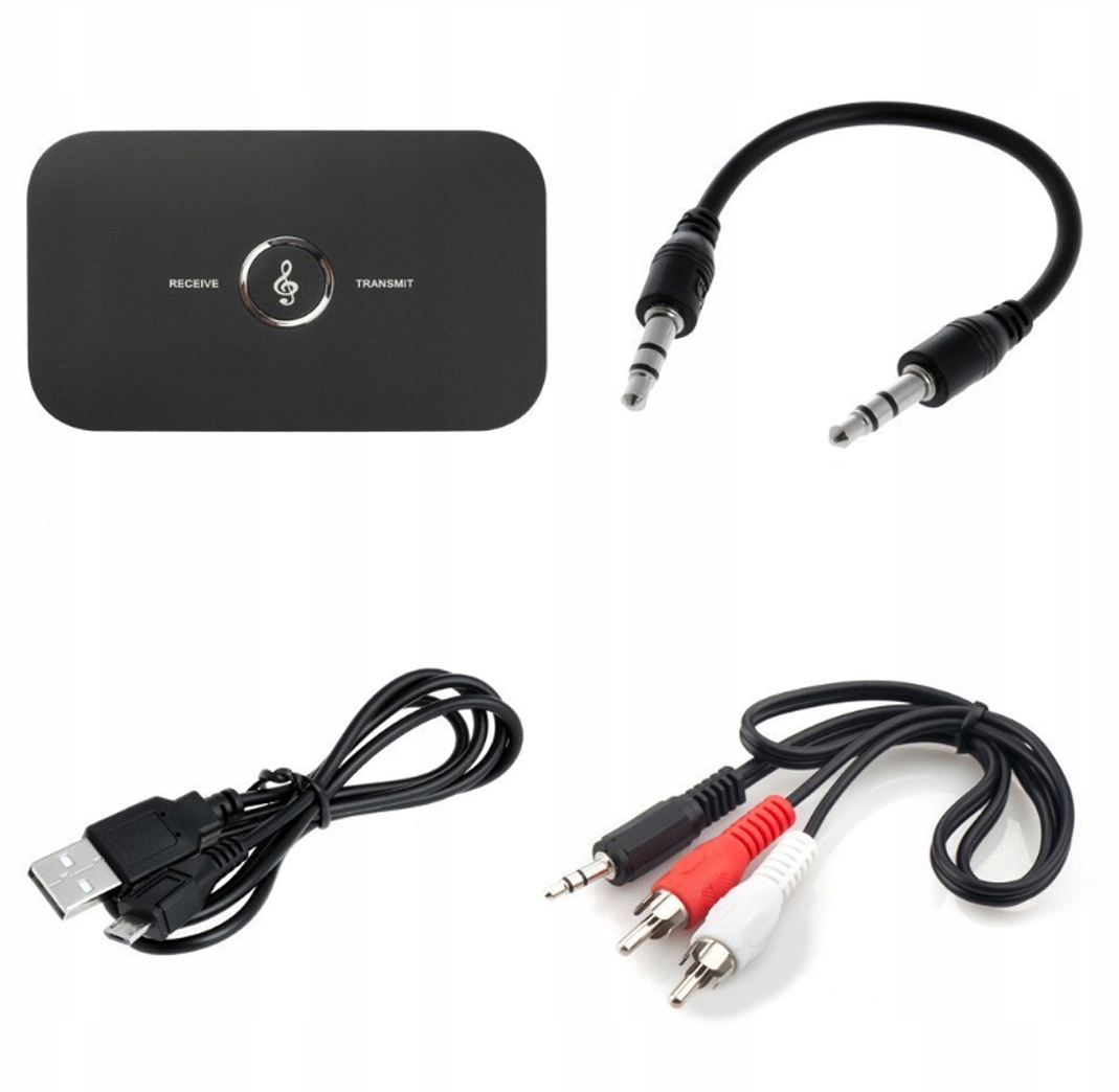 TRANSMITER ADAPTER BLUETOOTH ODBIORNIK + NADAJNIK Pojemność akumulatora 600 mAh