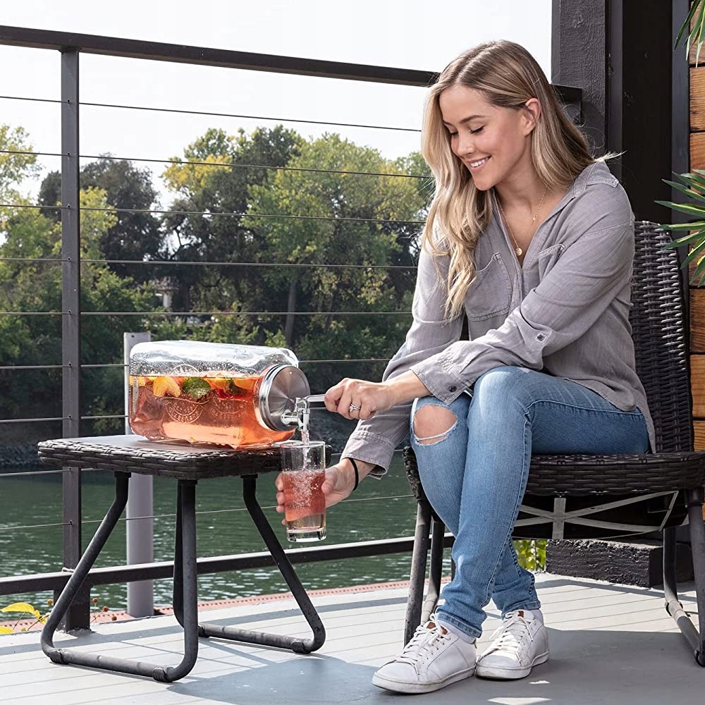 SŁÓJ Z KRANIKIEM 3L SZKLANY SŁOIK NA LEMONIADE NAPOJE WODE DUŻY POJEMNIK Kod producenta SŁOIK SŁÓJ SZKLANY Z KRANIKIEM 3L