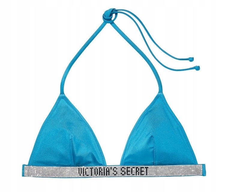 Koupací hora Victoria's Secret trojúhelníková s modrými zirkony Xs