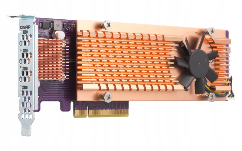 Rozširujúca karta Qnap QM2-4P-384 zlatá