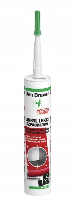 

Den Braven Akryl Lekki Szpachlowy 300ML Biały