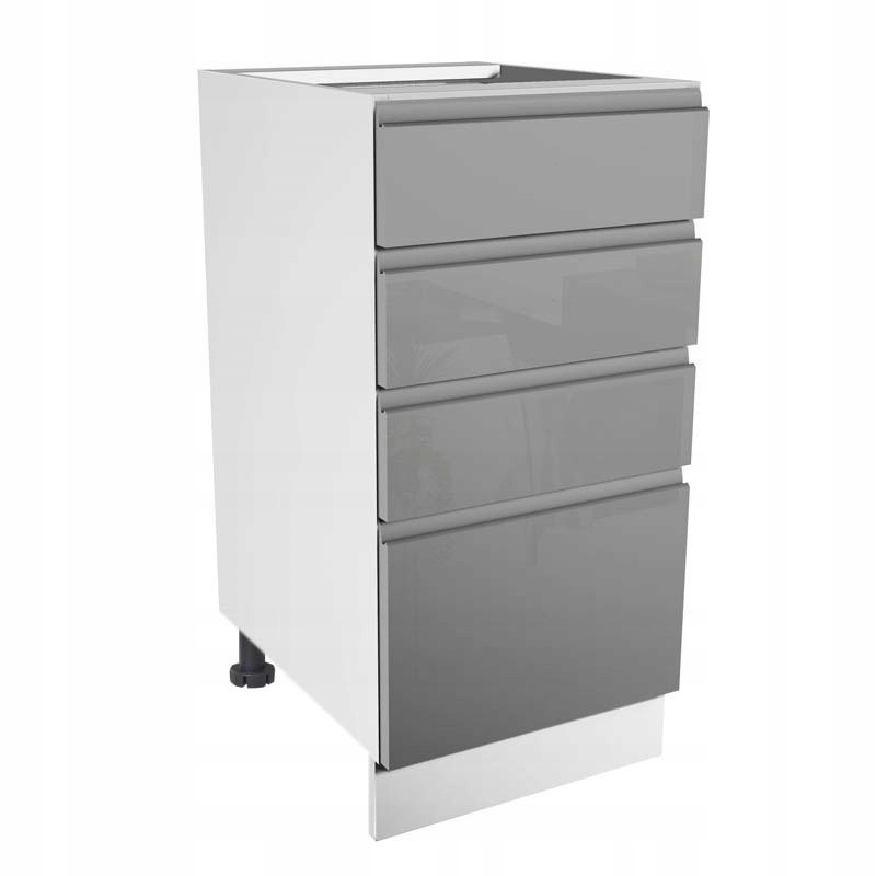 Szafka dolna ASPEN 2 D40S4 Szary Połysk Grey