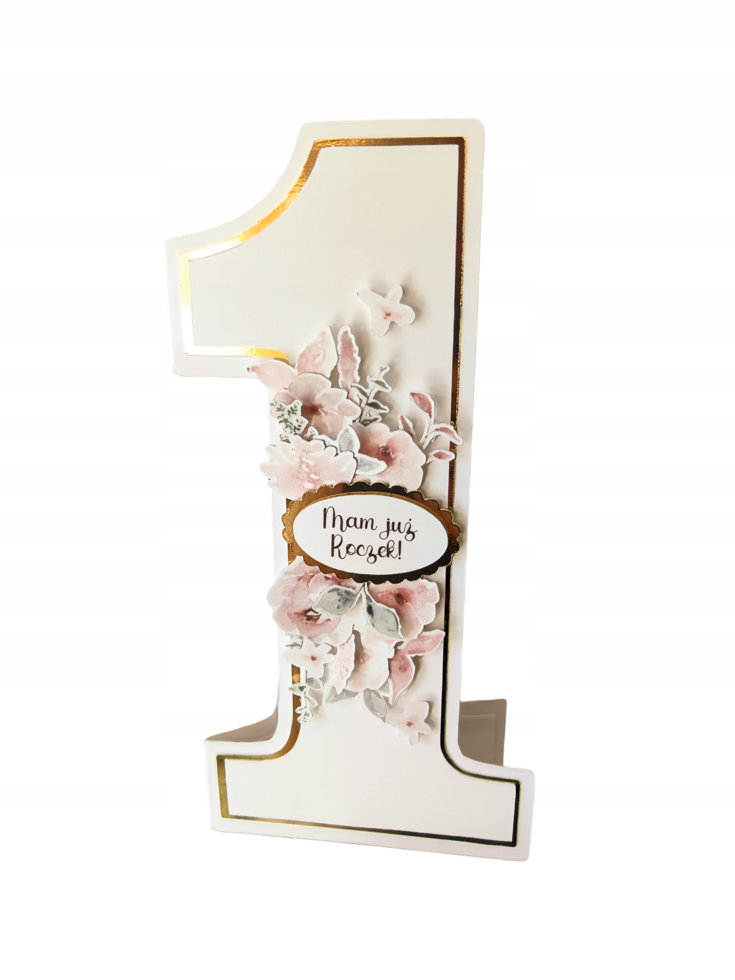 Přání na Ráček, ve tvaru číslice 1, v krabičce s okénkem