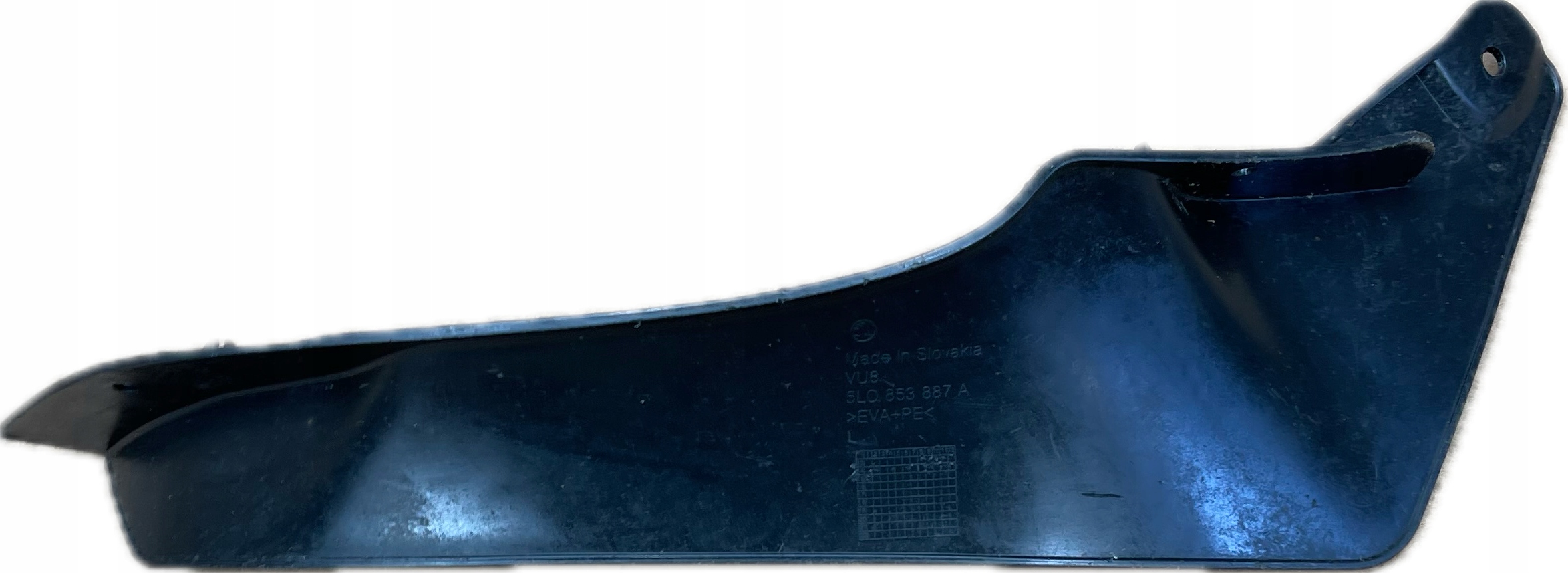 SKODA YETI mudguard flap left front front original 5L0853887A