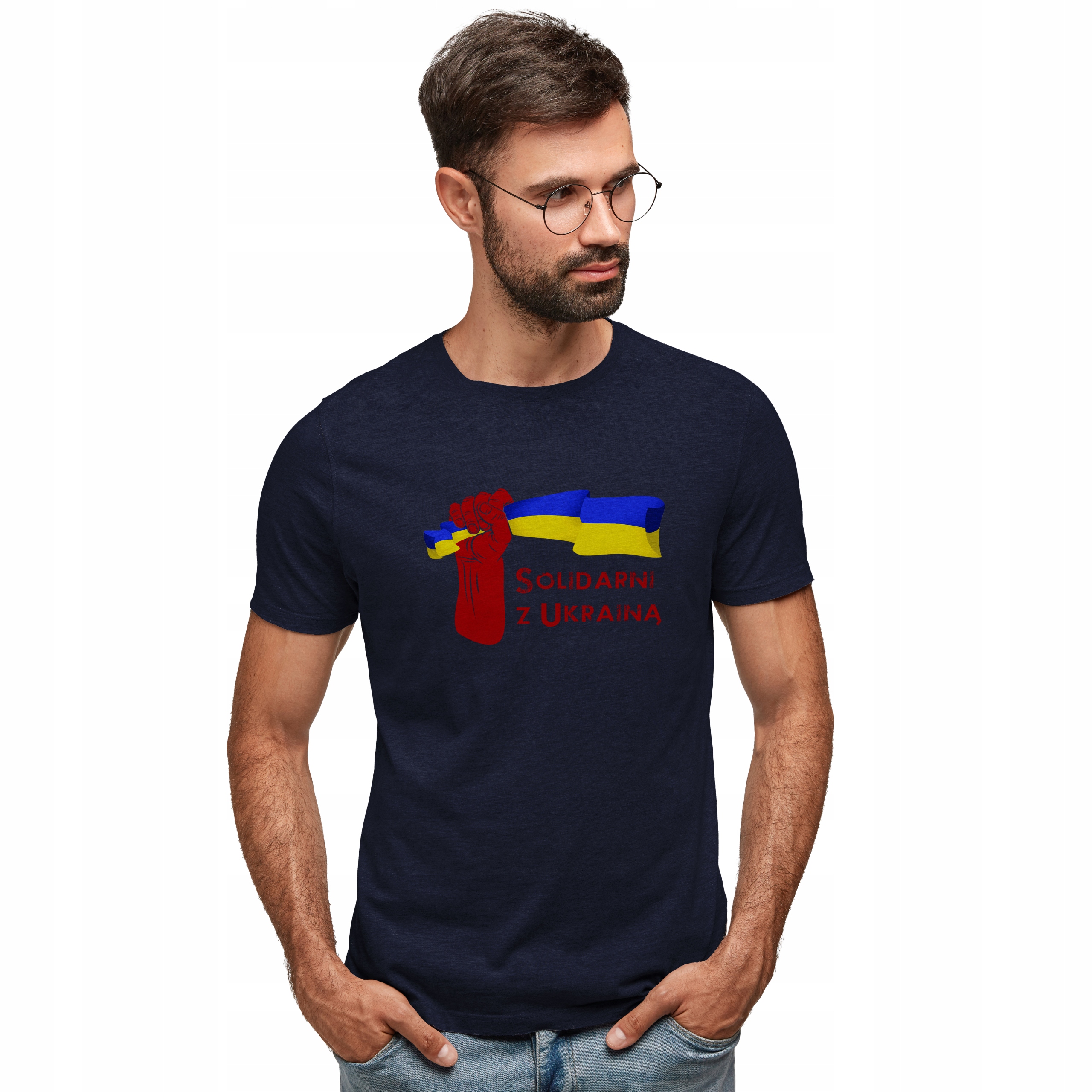 

T-shirt Koszulka Solidarni Z Ukrainą Rosja Putin