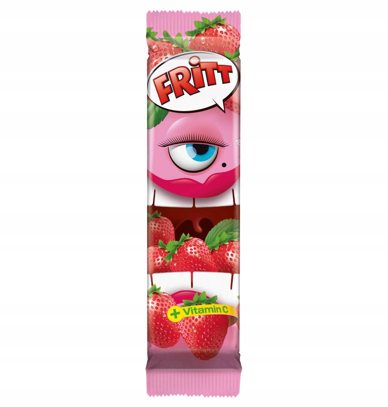 Fritt Strawberry Rozpuszczalna Guma do Żucia 70 g — 4