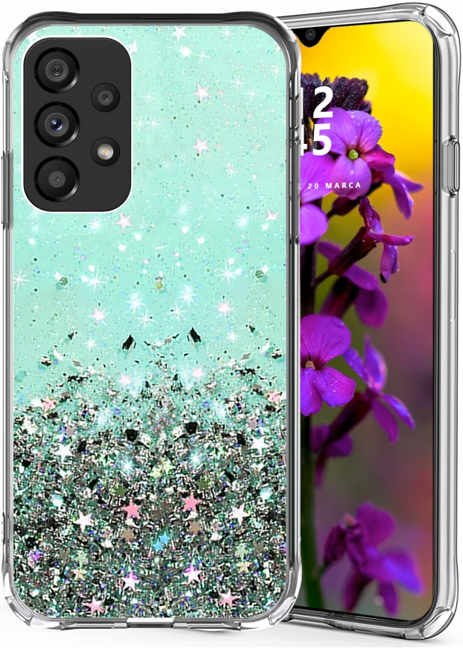 

Etui do Samsung A23 5G Glitter Case Brokat