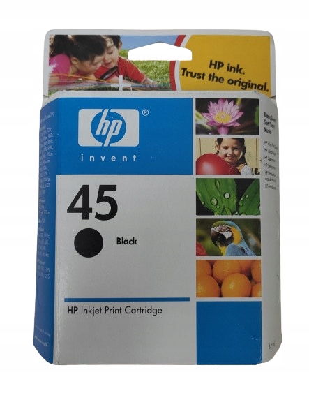 Inkoustová barva Hp 45 51645AE Black 42 ml Hp 700 750c 755 cm Orig.