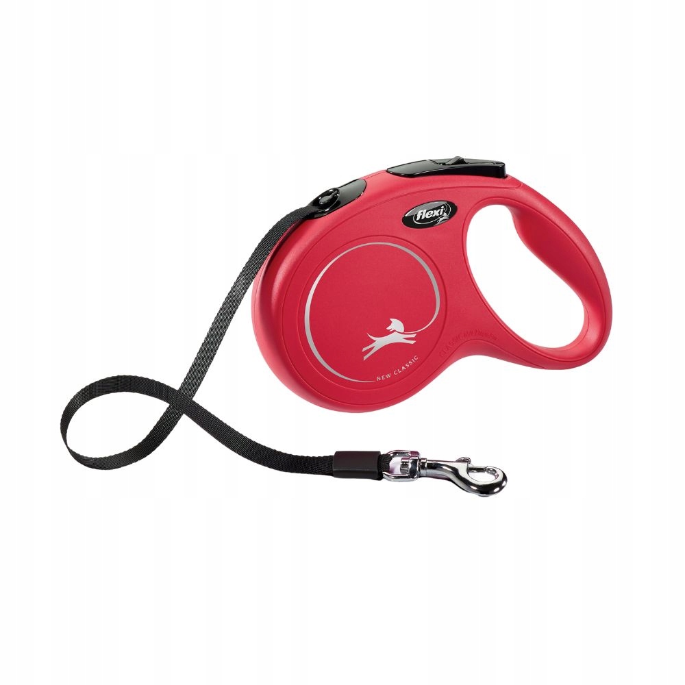 Levně Flexi Vodítko New Classic M páska červená -5m -do 25kg