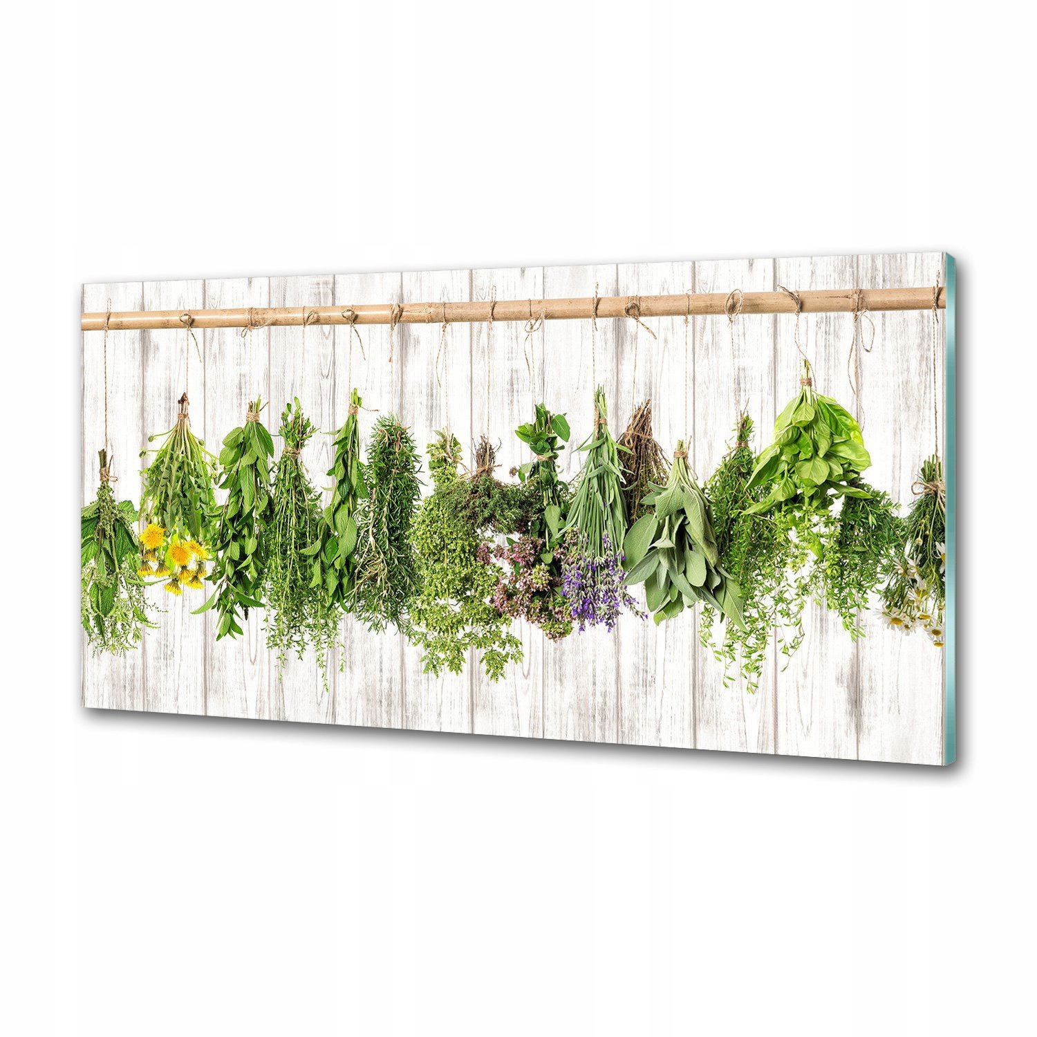 Panel do kuchyne Bylinky na šnúrke 100 x 50 cm Lepidlo