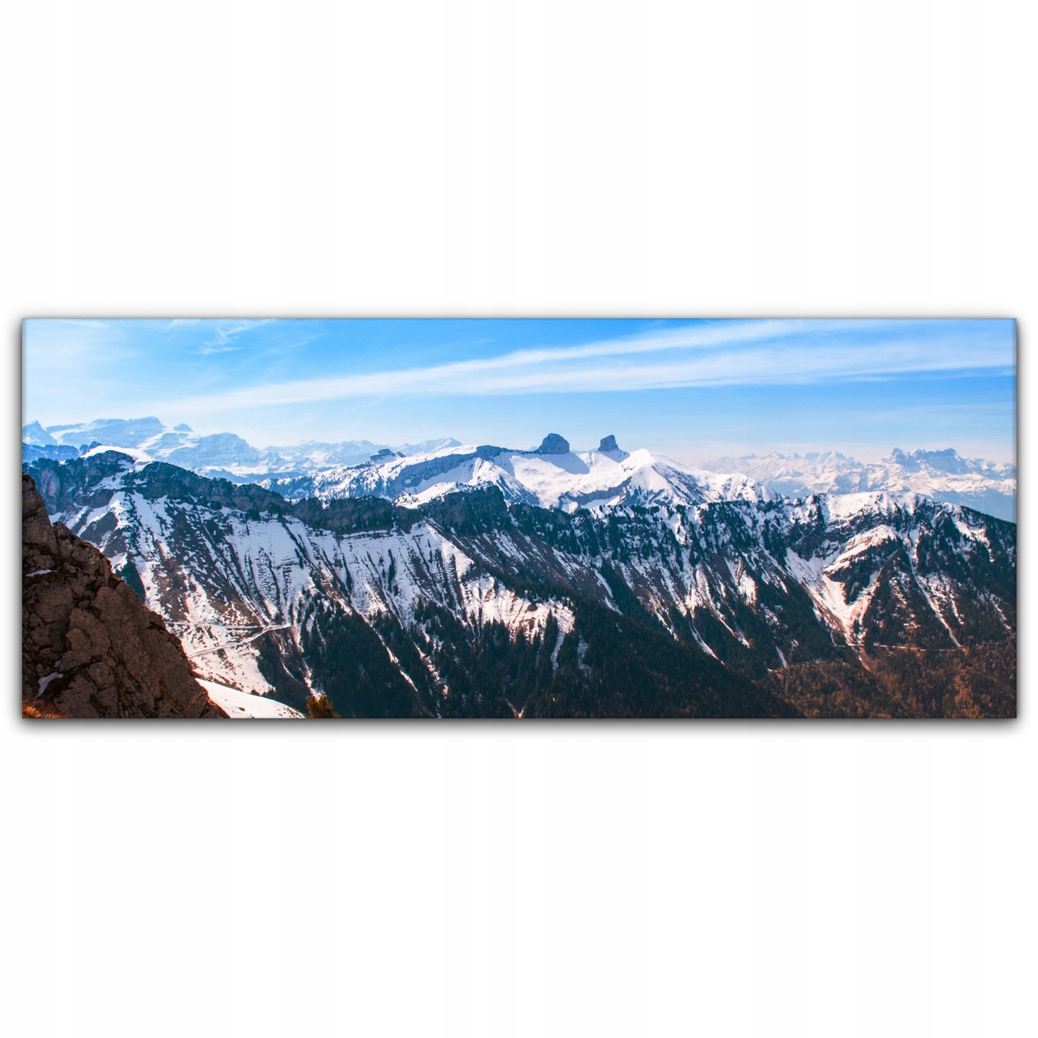 

Obraz Canvas dekoracja 125x50 Śnieg Góry Krajobraz