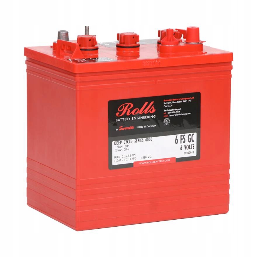 Akumulator trakcyjny ROLLS 6V 170Ah/215Ah 6 FS GC