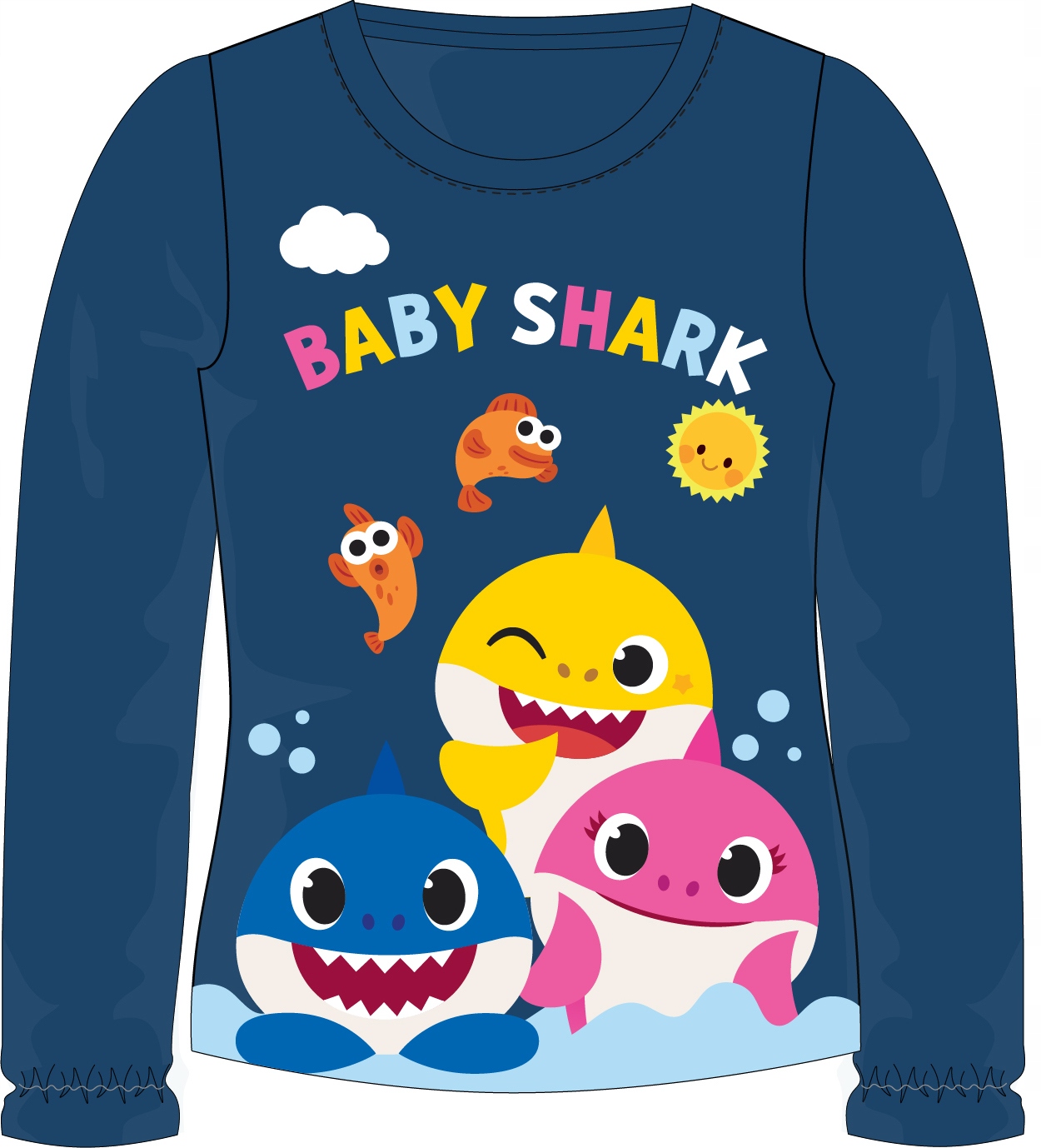 

Bluzeczka T-shirt Bluzka Baby Shark Rybki 92