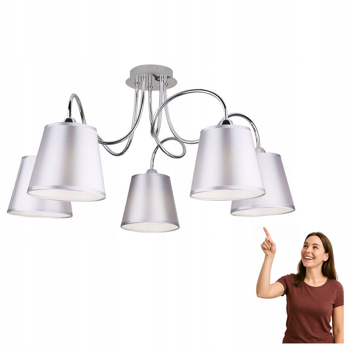Stropná lampa Luk 35-70753 Candellux