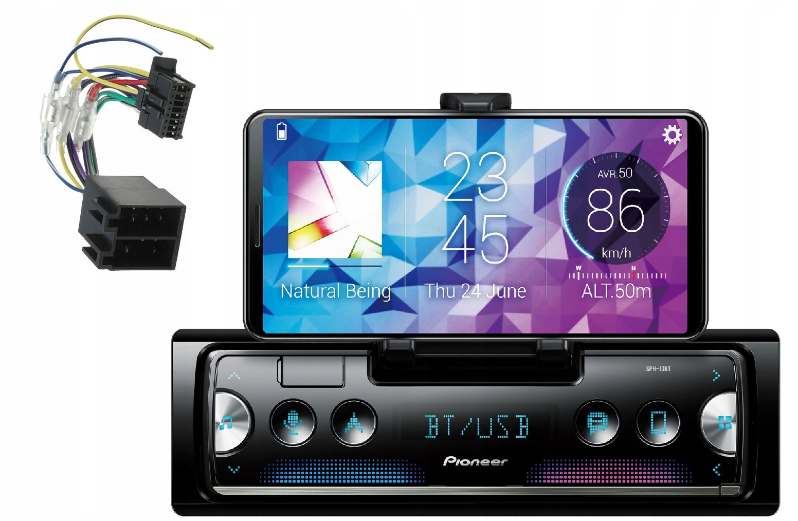 Pioneer SPH-10BT Rádio držiak na telefón do auta smartfón Bluetooth MP3