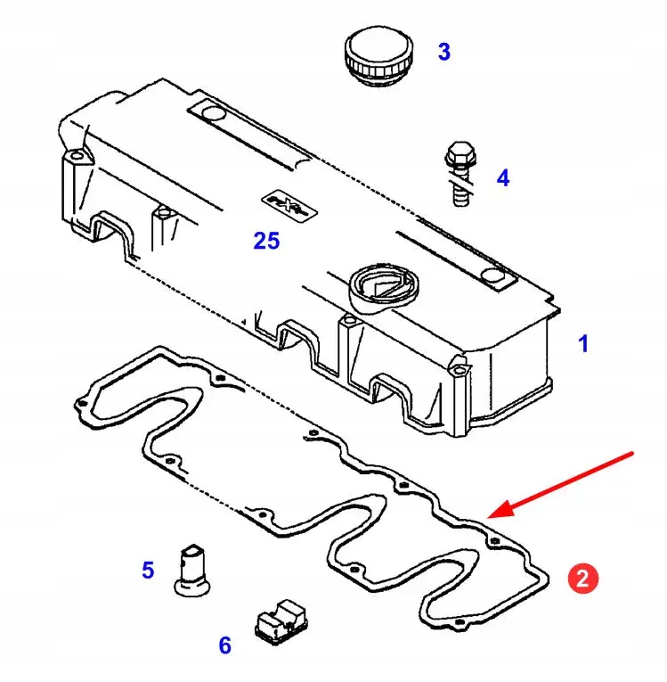 F119200210380 Uszczelka pokrywy zaworowej Marka maszyny Fendt