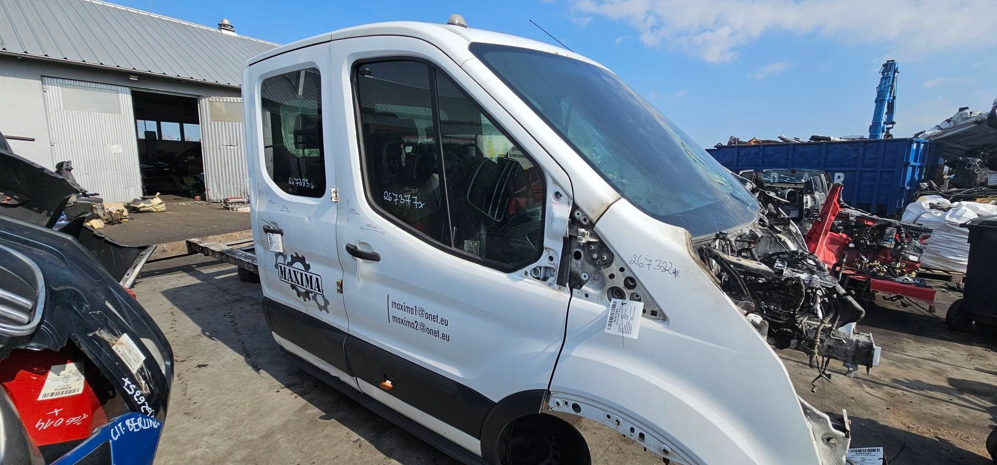 LONGHERONE parafango Destra posteriore DOKA FORD TRANSIT MK8