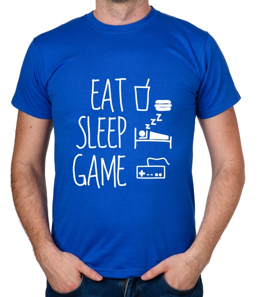 

koszulka Eat Sleep Game prezent