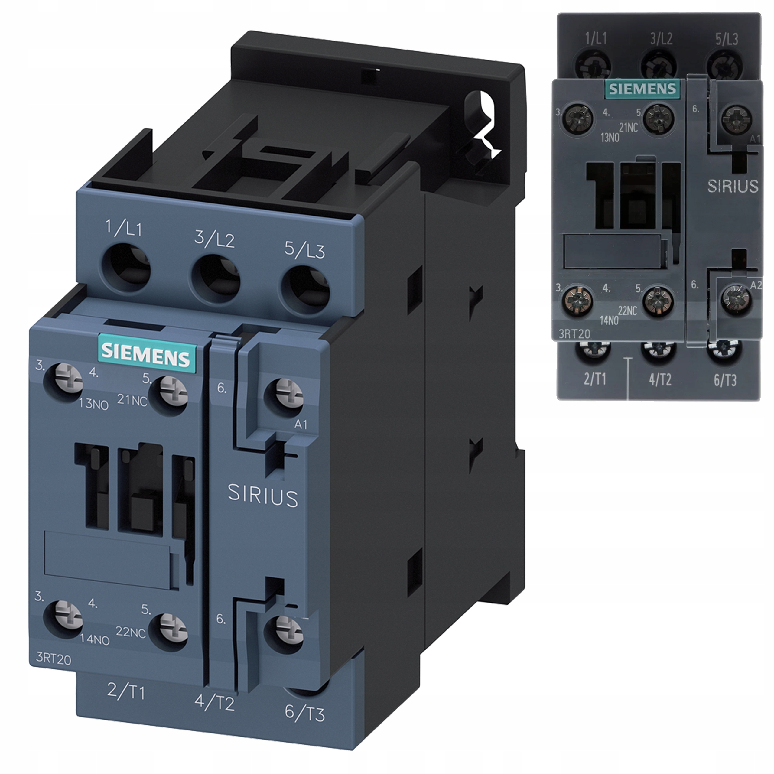 Stykač výkonu 32A 3P 230V Ac 1Z 1R S0 50Hz 3RT2027-1AP00 Siemens