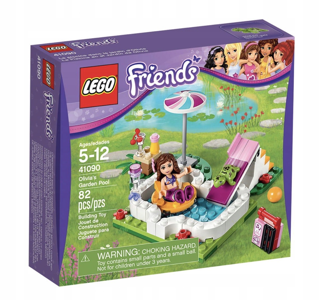 Nové Lego 41090 Friends Zahradní bazének Olivie jako dárek pro dítě