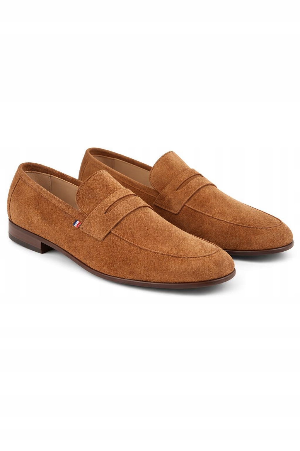 Tommy Hilfiger Semišové Mokasíny Hnědé Přírodní Kůže 42 I3C