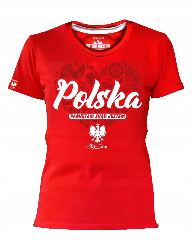Koszulka Damska Polska na mecz Kibicka Orzeł Godło