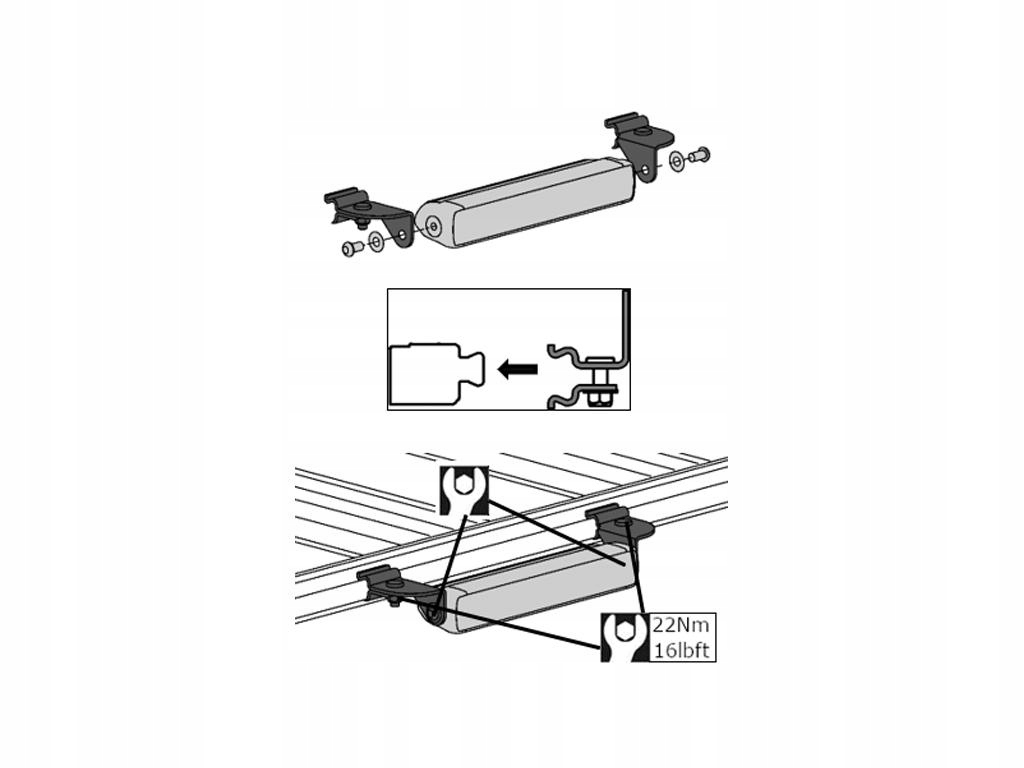 Mocowanie listwy oświetlenia LED do ARB Base Rack Producent części ARB