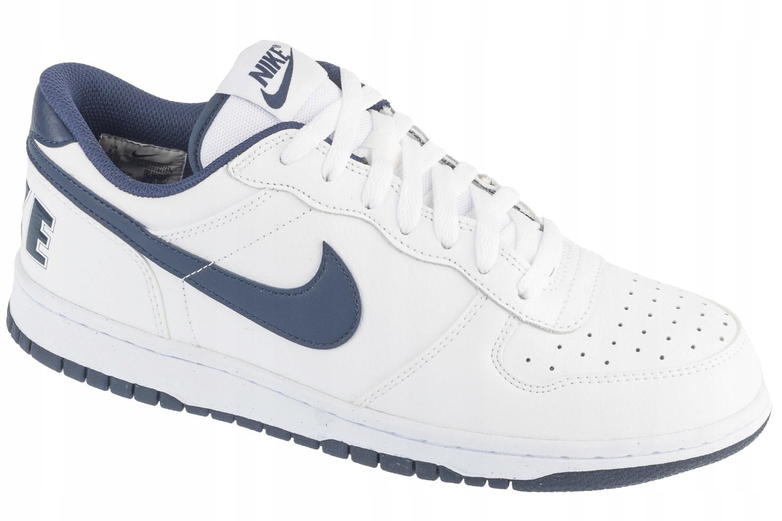 Nike Big Low [45] Pánské kožené tenisky, bílé