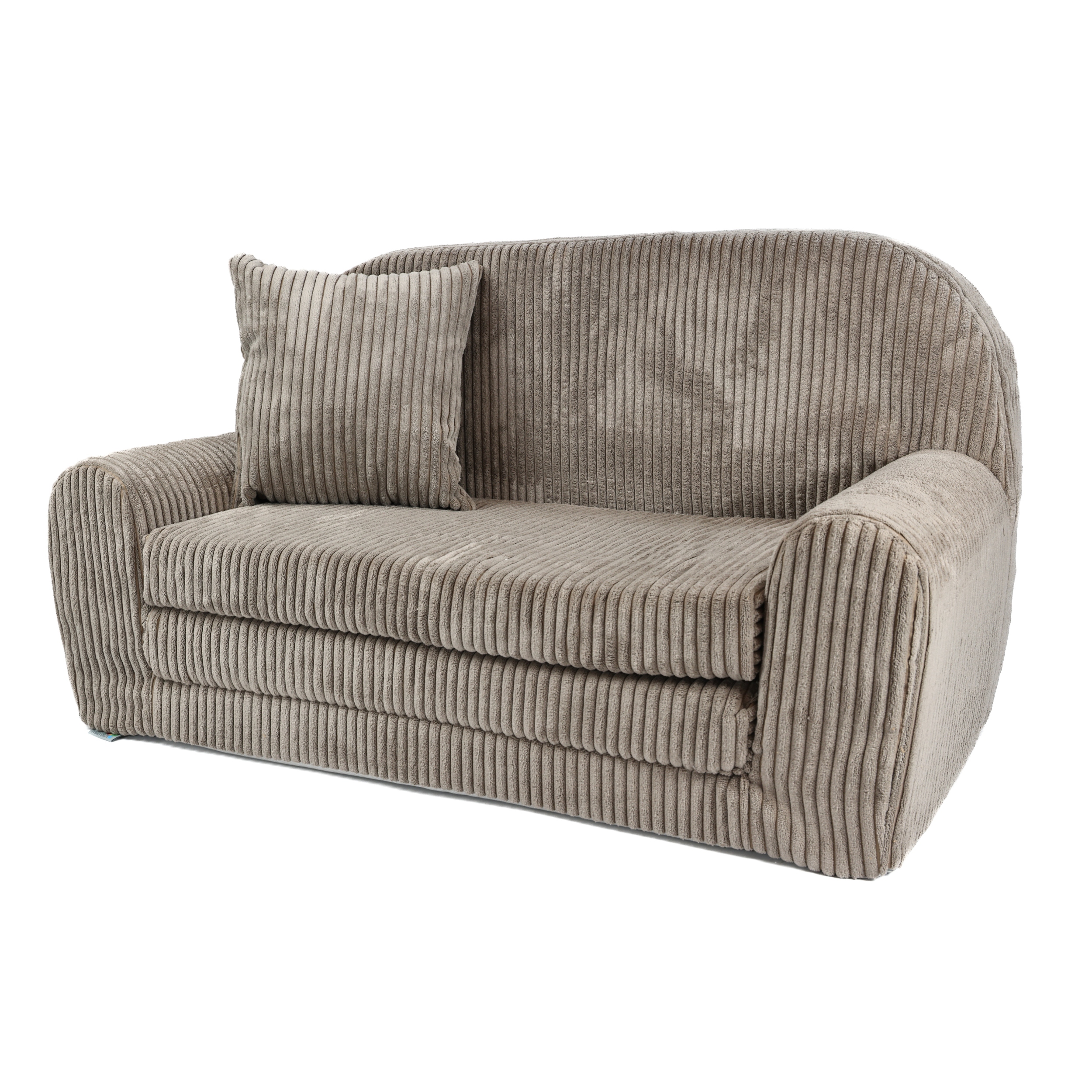 SOFKA MIN PIANKOWA BEZPIECZNA POKÓJ DZIECI ROZKŁADANA KRZESEŁKO KANAPA BRĄZ Kod producenta SOFKA PIANKOWA PREZENT MODA SZTRUKS KRZESEŁKO