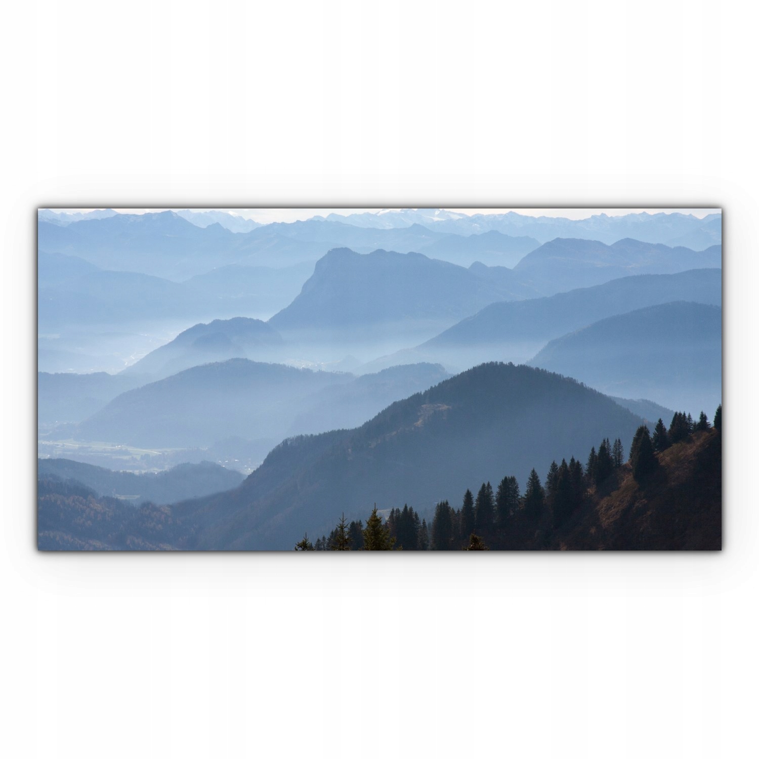 

Fotoobraz na płótnie 140x70 Mgła Góry Alpy Natura