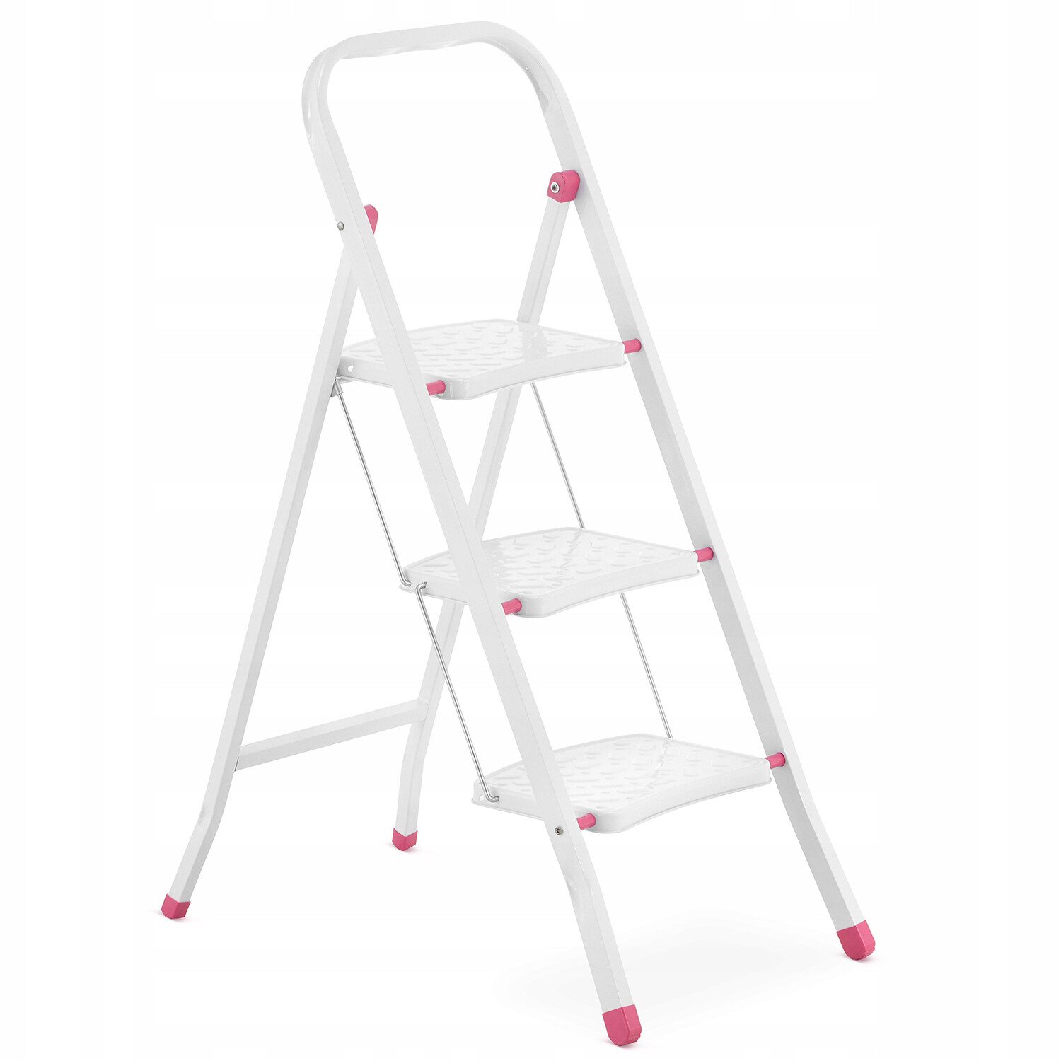 Drabina składana domowa 3 stopniowa schodki HIGHER — 23