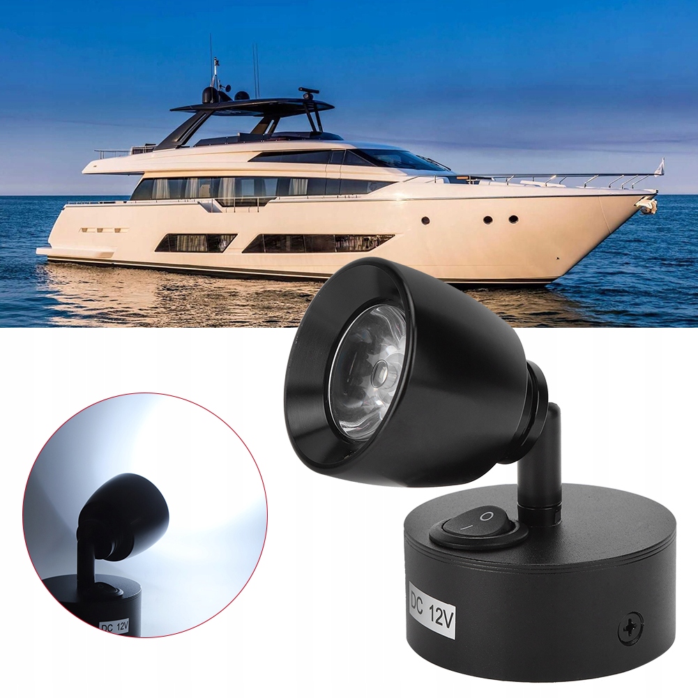 LAMPKA KINKIET 12V LED LAMPA OBROTOWA RV Marka Inna