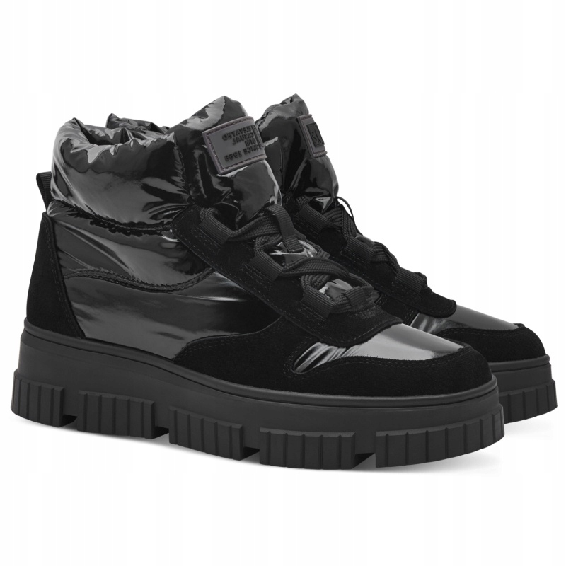 dámské kotníkové boty s kožíškem s.Oliver 5-26250-41 0A1 Černé Vel. 36