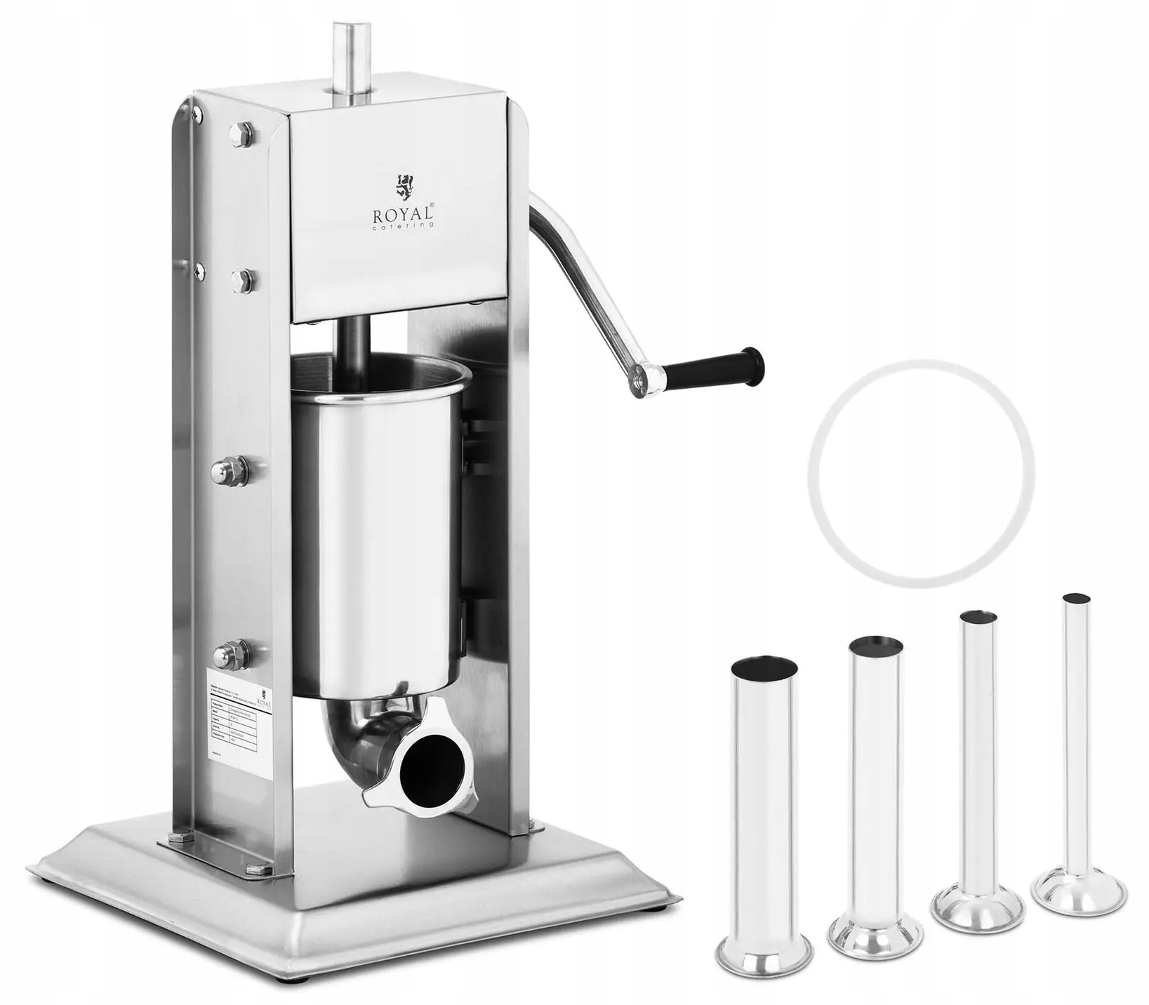 Plnička do klobás, jitrnic 3 l vertikální Royal Catering RCWV-3L 10010863