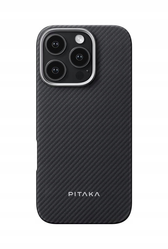 Pouzdro Zadní Kryt Pitaka pro Apple iPhone 16 Pro Max ultra-slim, černá, MagSafe