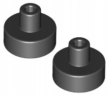 

Lego Pł. Okrągła 1x1 Pin Czarna (20482/6186675) x2