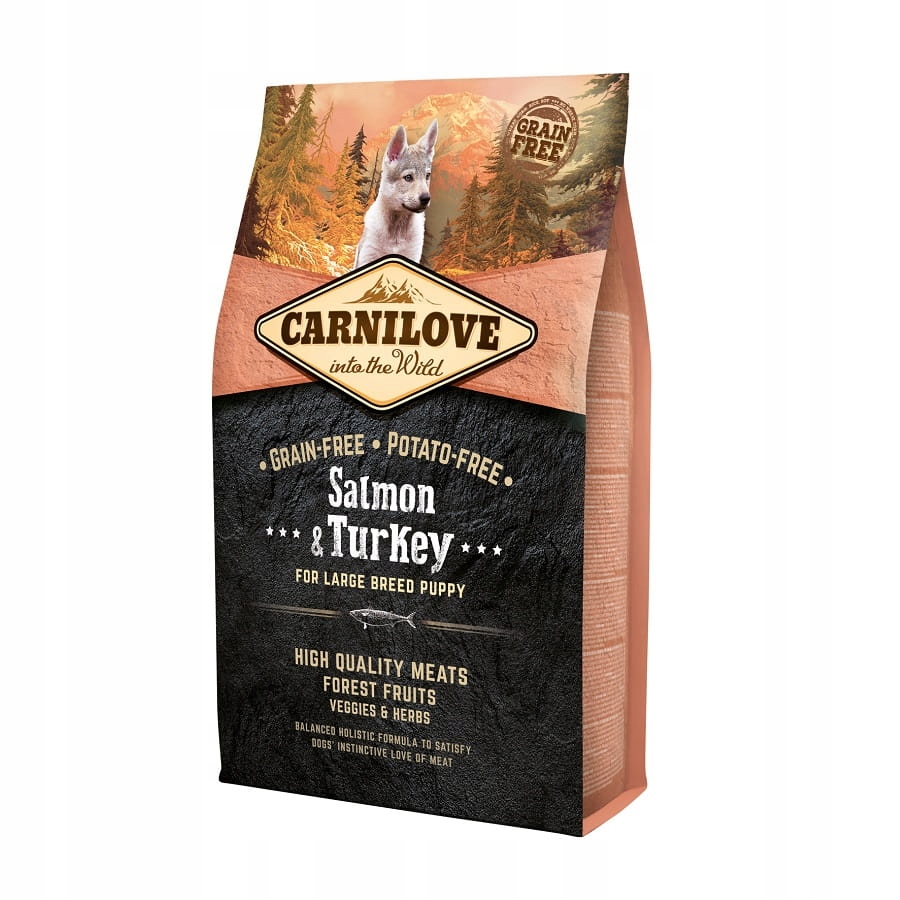 Levně Carnilove Dog Puppy Large Losos a Krůta Salmon & Turkey 4kg
