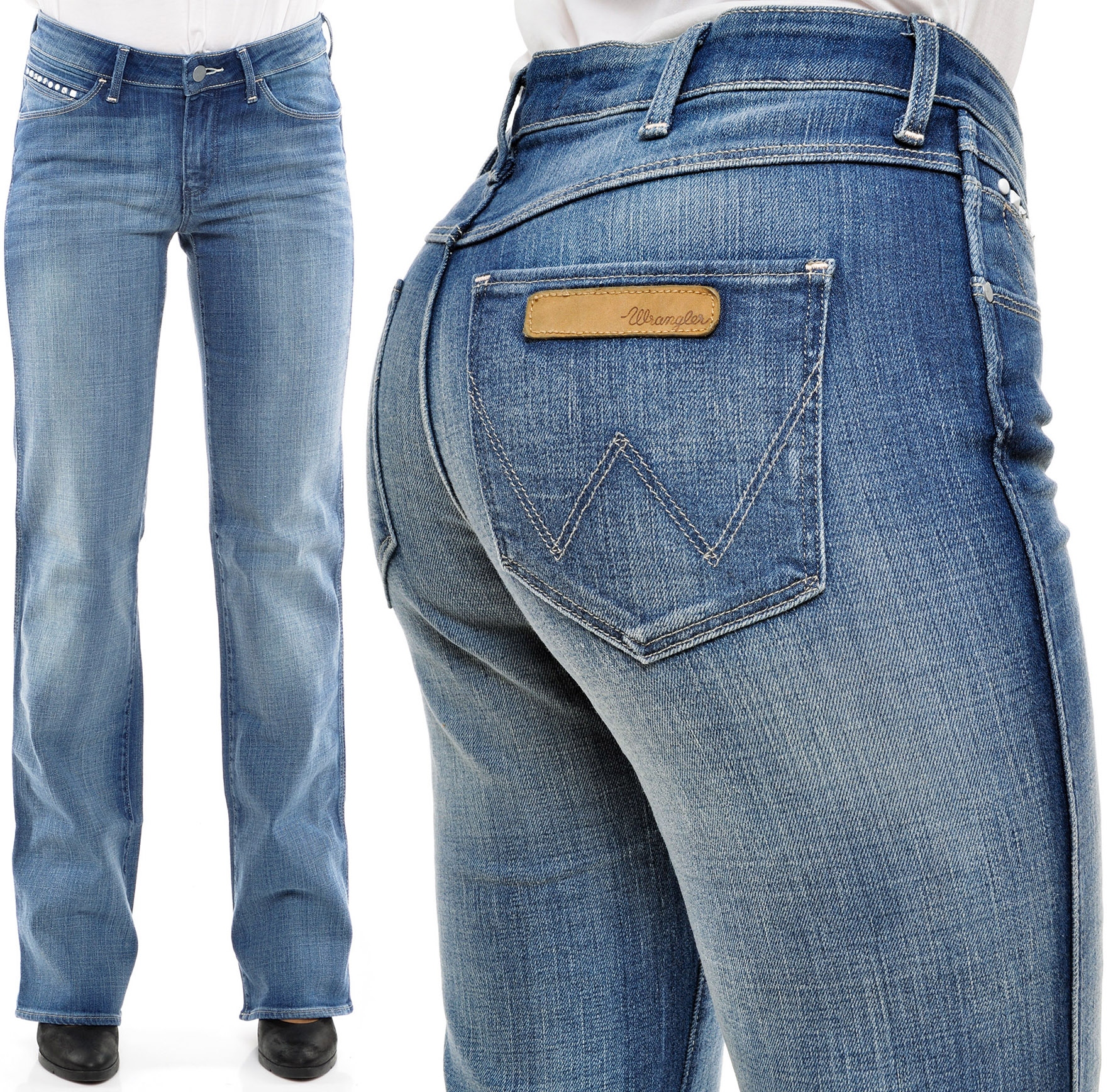 Wrangler kalhoty Straight regular Sara W28 L34