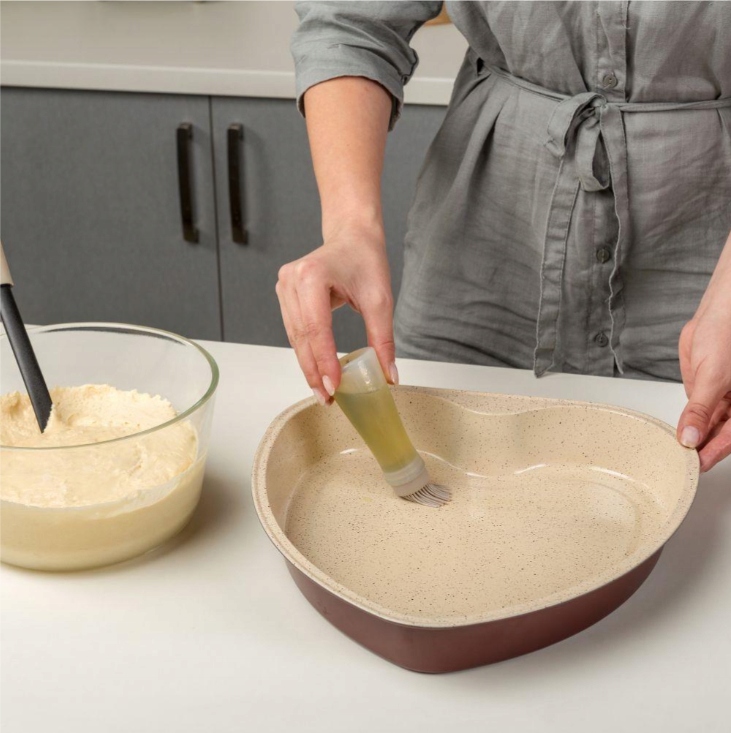 FORMA FOREMKA BLACHA GRANITOWA DO PIECZENIA SERCE Marka Nava